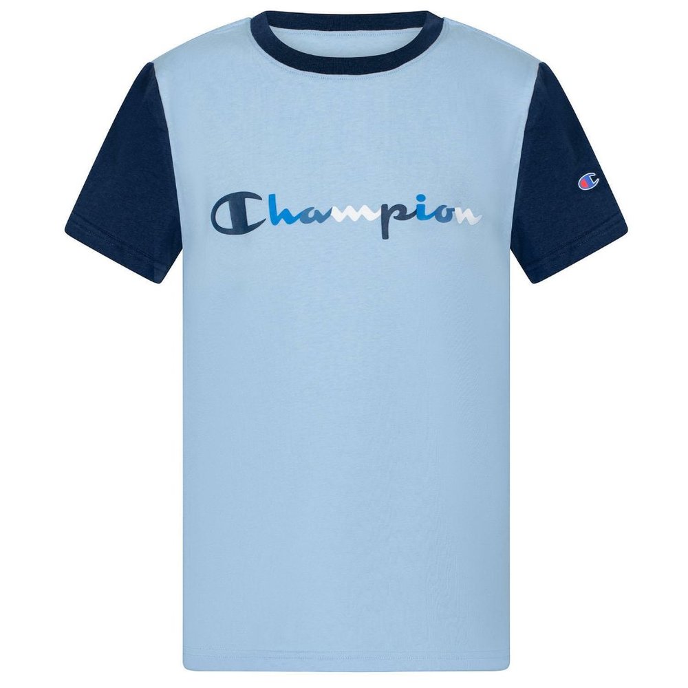 Champion T-Shirt Script Logo Boys Jersey Tee.*** Size 5/6.